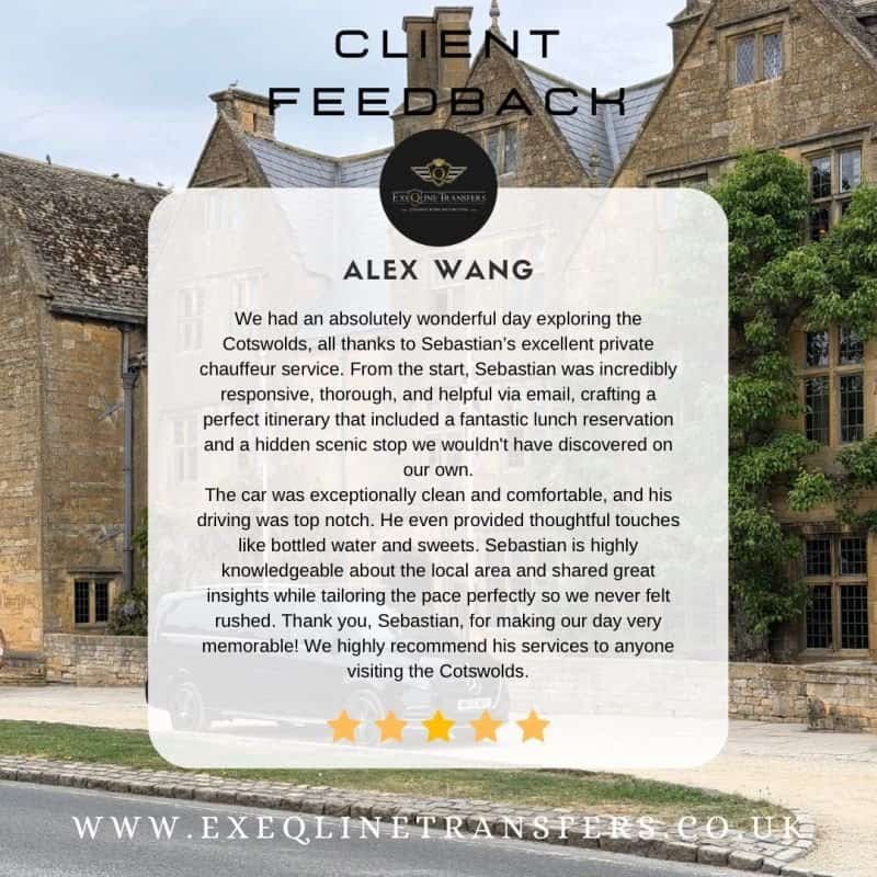 Alex Wang ExeQline Chauffeurs in Bristol