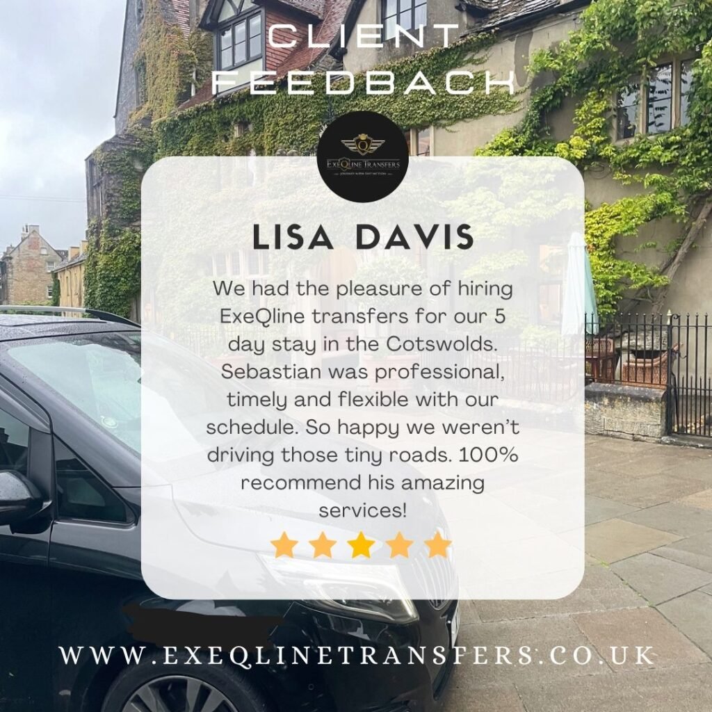 Lisa Davies Bristol Chauffeur Review Cotswolds